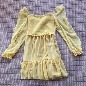 Brand new, unused yellow Wilfred dress in size Small.